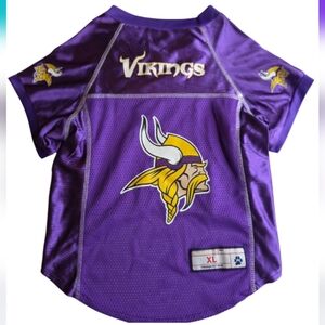 NEW Little Earth XL Dog Jersey SKOL! MInnesota Vikings Football 2801-BC